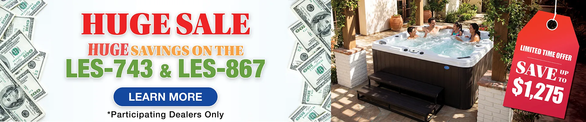 Calspas hot tub being used in a family setting - Moreno Valley